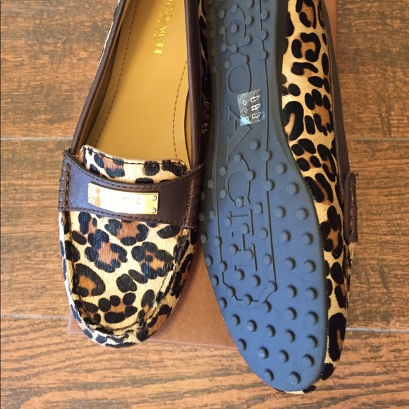 Coach Shoes - 💚❤️Authentic Coach Leopard Flats
